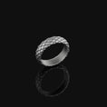 Load image into Gallery viewer, Snake Skin Band Oxidized Finish