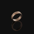 Load image into Gallery viewer, Enigmatic Circles Ring Rose Gold Finish