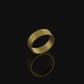 Load image into Gallery viewer, Greek Key Pattern Band - Engravable Gold Finish