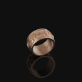 Bild in Galerie-Betrachter laden, Carp And Waves Band - Engravable Rose Gold Finish