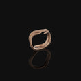 Load image into Gallery viewer, Octopus Gill Band Rose Gold Finish