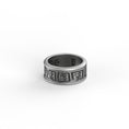 Load image into Gallery viewer, Rotating Aztec Band - Engravable - Angelios Jewelry