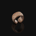 Load image into Gallery viewer, Skulls Band - Adjustable Rose Gold Finish