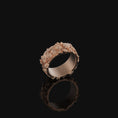 Load image into Gallery viewer, Spring Flowers Band Rose Gold Finish