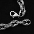 Load image into Gallery viewer, Silver Viking Anchor Bracelet