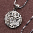 Load image into Gallery viewer, Ancient Greek Coin, Coin Jewelry, Replica, Greek, Old Coins, Roman Coin, Rome, Roman, Coin Pendant, Valentine Gift