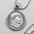 Bild in Galerie-Betrachter laden, Emperor Constans, Ancient Coin Jewelry, Roman Coin Necklace, Antique Coin Pendants, Ancient World, Historic Jewelry, Byzantine Coin