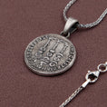 Bild in Galerie-Betrachter laden, Ancient Roman Emperor's Tiberius Medallion, Coin Pendant, Symbol, Exquisite Author's Jewelry Roman Coin Necklace, Historical Jewelry