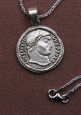 Bild in Galerie-Betrachter laden, Emperor Constans, Ancient Coin Jewelry, Roman Coin Necklace, Antique Coin Pendants, Ancient World, Historic Jewelry, Byzantine Coin