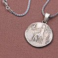 Bild in Galerie-Betrachter laden, Alexander the Great Tetradrachm Coin Pendant, Ancient Coin, Ancient Greek Coin Pendant, Alexander Coin, Ancient Coin, Coin Necklace