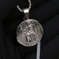 Bild in Galerie-Betrachter laden, Alexander the Great Tetradrachm Coin Pendant, Ancient Coin, Ancient Greek Coin Pendant, Alexander Coin, Ancient Coin, Coin Necklace