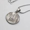 Bild in Galerie-Betrachter laden, Alexander the Great Tetradrachm Coin Pendant, Ancient Coin, Ancient Greek Coin Pendant, Alexander Coin, Ancient Coin, Coin Necklace