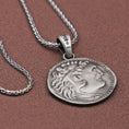 Bild in Galerie-Betrachter laden, Alexander the Great Tetradrachm Coin Pendant, Ancient Coin, Ancient Greek Coin Pendant, Alexander Coin, Ancient Coin, Coin Necklace
