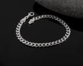 Load image into Gallery viewer, Silver Cuban Bracelet