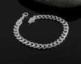 Load image into Gallery viewer, Silver Cuban Bracelet