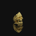 Load image into Gallery viewer, Silver Tree Bark Skull
