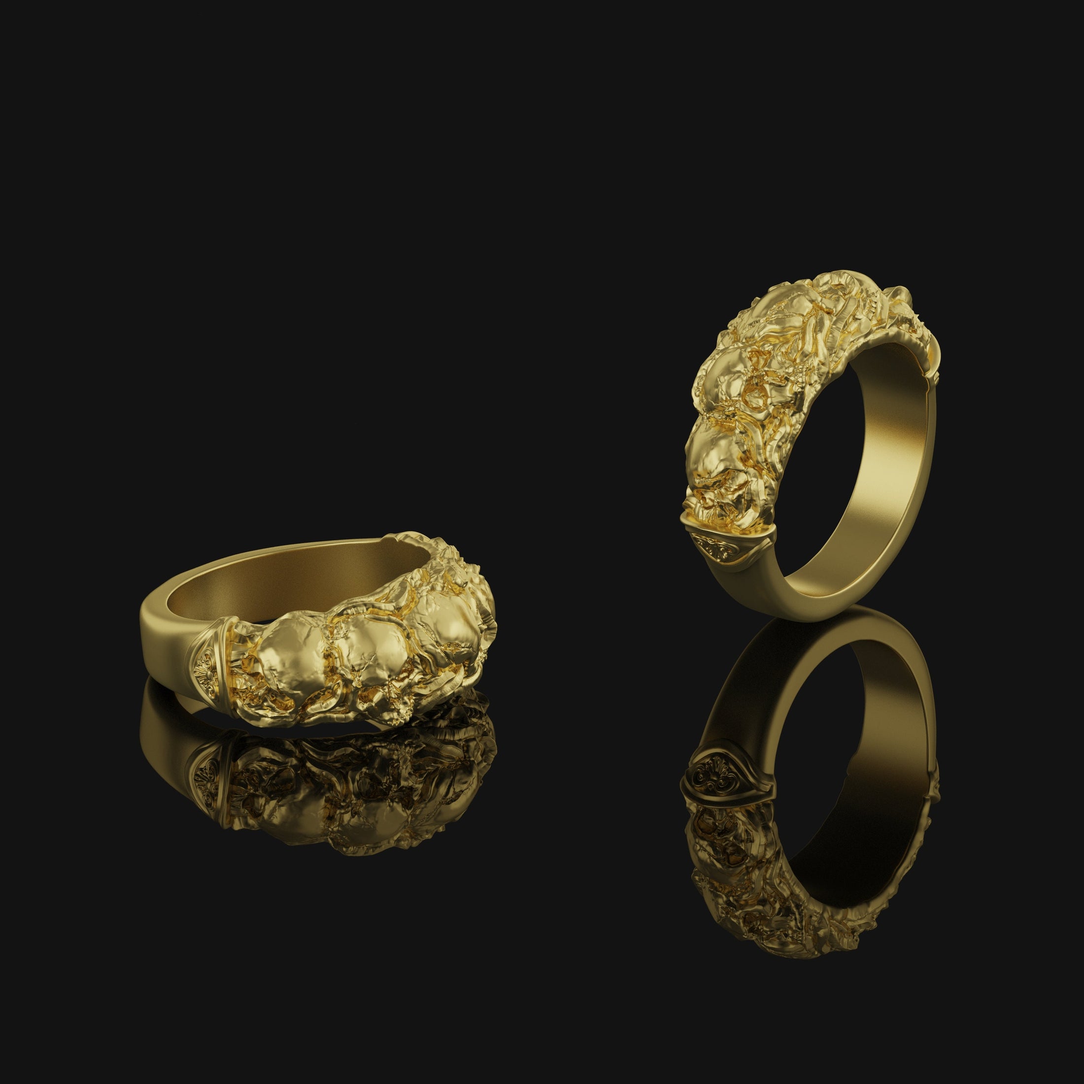 Gothic Ring, Engagement Band, Skull Wedding Ring, Skull Band, Gothic Jewelry, Punk Ring, Skull Engagement, Skull Ring Men, Skull Ring Women