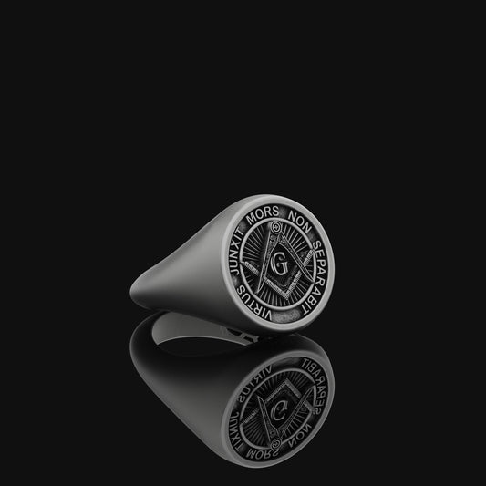 Masonic Ring, Freemason Ring, Masonic Jewelry, Master Mason Ring, Freemason, Skull Ring, Mason Ring, Masonic Rings, Masonic Signet Ring