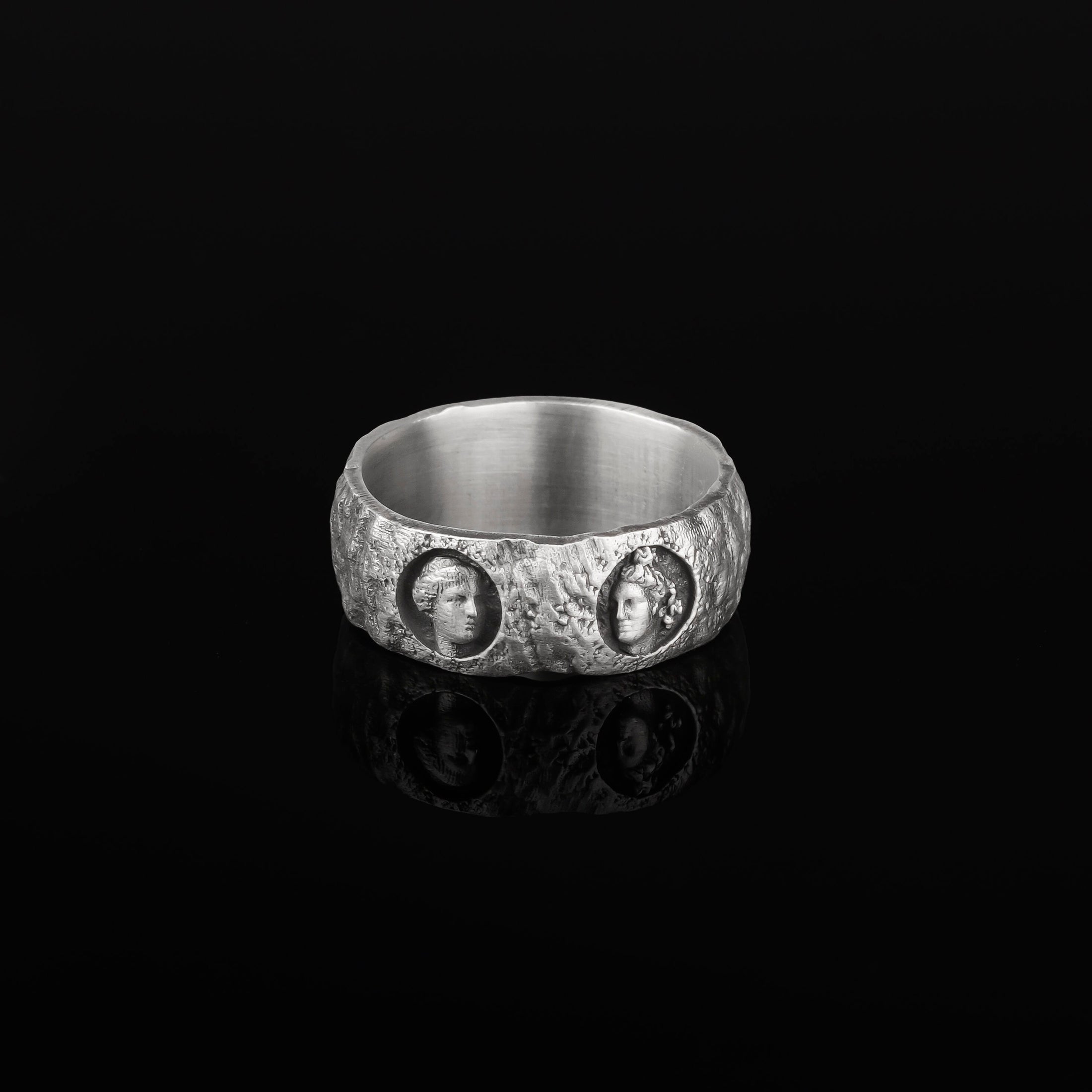 Sculptured Ring, Ancient Greek, Sculpture Ring, Ancient Greece, Greek Men Ring, Ancient Roman Ring, Greek Sculpture Ring, Ancient Greek Art