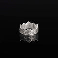 Load image into Gallery viewer, Targaryen Crown Ring, Dragon House Band, Fantasy Theme Ring, House of the Dragon Jewelry, Dragon Scale Ring