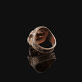 Bild in Galerie-Betrachter laden, Skull Mandala Ring, Buddism Mehndi, Spiritual Jewelry, Zen Accessory, Enlightenment Ring, Karma Ring, Nirvana Accessory, Mystical Jewelry