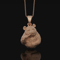Load image into Gallery viewer, Cute Panda Necklace, Bamboo Charm, Gift for Him, Christmas Gift, Birthday Gift, Animal Pendant, Nature Lover, Wildlife Accessory