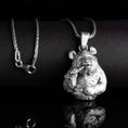 Load image into Gallery viewer, Cute Panda Necklace, Bamboo Charm, Gift for Him, Christmas Gift, Birthday Gift, Animal Pendant, Nature Lover, Wildlife Accessory
