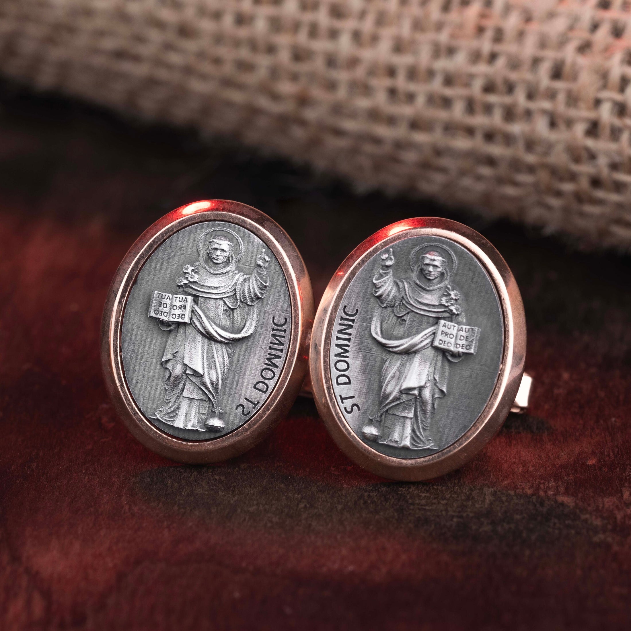 Saint Dominic Savio, Religious Gift, Engraved Cufflinks, Christian Jewelry, Memorial Gift, Religious Cufflinks, Catholic Saint