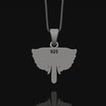 Load image into Gallery viewer, Traditional Elephant Charm Ivory Necklace Hindu Ornament, Majestic Animal, Cultural Pendant, Spiritual Jewelry, Regal Accessory