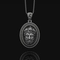 Load image into Gallery viewer, Poseidon, Greek Myth, Mens Necklace, Valentine Gift, Gift for Him, Birthday Gift, Roman God Neptune, Mythological Jewelry, Ocean Charm