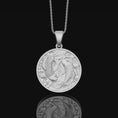 Load image into Gallery viewer, Koi Fish Pendant, Yin Yang Necklace, Pisces Necklace Personalized Gift, Japanese Koi Pendant, Christmas Gift, Yin Yang Jewelry Polished Finish