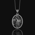 Bild in Galerie-Betrachter laden, St Sebastian Christian Jewelry, Catholic Jewelry, Patron Saint, Men Catholic Gift, San Sebastiano, Patron Saint Medal, Christian Necklace