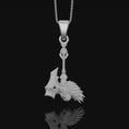 Bild in Galerie-Betrachter laden, Paladin Hammer, Sword Pendant, Axe Necklace, Knight Accessory, Medieval Jewelry, Warrior Charm, Armory Amulet, Weapon Jewelry Polished / Matte
