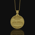 Load image into Gallery viewer, Last Supper Medallion - Sacred Biblical Pendant, Religious Christian Medal, Holy Supper Charm, Spiritual Faithful Jewelry