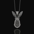 Load image into Gallery viewer, Silver Rabbit Head Necklace - Elegant Bunny Pendant, Whimsical Woodland Animal Charm, Cute and Nature-Inspired Rabbit Jewelry
