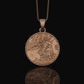 Load image into Gallery viewer, Ancient Greek Athena Pendant - Mythology Goddess Charm, Wisdom and Warrior Symbol, Hellenic Olympian Jewelry for Classical Elegance