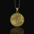Load image into Gallery viewer, Ancient Greek Athena Pendant - Mythology Goddess Charm, Wisdom and Warrior Symbol, Hellenic Olympian Jewelry for Classical Elegance