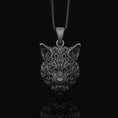 Load image into Gallery viewer, Carved Wolf Head Pendant - Handcrafted Wolf Necklace, Detailed Animal Carving, Nature Inspired Jewelry