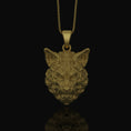 Load image into Gallery viewer, Carved Wolf Head Pendant - Handcrafted Wolf Necklace, Detailed Animal Carving, Nature Inspired Jewelry