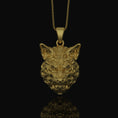 Load image into Gallery viewer, Carved Wolf Head Pendant - Handcrafted Wolf Necklace, Detailed Animal Carving, Nature Inspired Jewelry