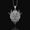 Bild in Galerie-Betrachter laden, Silver Baldur's Gate 3 Medallion - Illithid Symbol, DnD Lover Gift, Mind Flayer Necklace, Netherese Brain Pendant, Gaming Jewelry