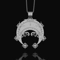 Bild in Galerie-Betrachter laden, Silver Selûne Priest Charm - Baldur's Gate 3 Pendant, Dungeons & Dragons Deity Necklace, Our Lady of Silver Jewelry, Gamer Gift