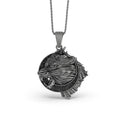 Load image into Gallery viewer, Silver Fenrir Pendant - Norse Wolf Necklace, Viking Mythology Jewelry, Celtic Wolf Charm, Unique Gift