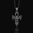 Load image into Gallery viewer, Silver Ankh Pendant - Key of Life Necklace, Egyptian Ankh Jewelry, Spiritual Symbol Charm, Gift Idea