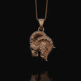 Load image into Gallery viewer, Silver Aries Charm Pendant - Ram Zodiac Necklace, Astrology Jewelry for April Birthday, Aries Gift