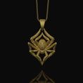 Load image into Gallery viewer, Silver Tarantula Pendant - Arachnid Charm, Spider Lover Jewelry, Unique Tarantula Necklace, Gift Idea