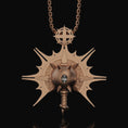 Load image into Gallery viewer, Cleric Symbol Necklace - Baldur's Gate 3 Inspired Pendant, Dungeons and Dragons Jewelry, High Quality Tri-Color Fantasy Jewelry, FRP Lover