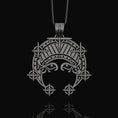 Bild in Galerie-Betrachter laden, Silver Selûne Priest Charm - Baldur's Gate 3 Pendant, Dungeons & Dragons Deity Necklace, Our Lady of Silver Jewelry, Gamer Gift