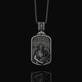Bild in Galerie-Betrachter laden, Silver Saint Raphael Pendant - Archangel Raphael Necklace, Healing Angel Jewelry, Christian Spiritual Gift