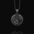 Bild in Galerie-Betrachter laden, Silver Saint Raphael Pendant - Archangel Raphael Necklace, Healing Angel Jewelry, Christian Spiritual Gift